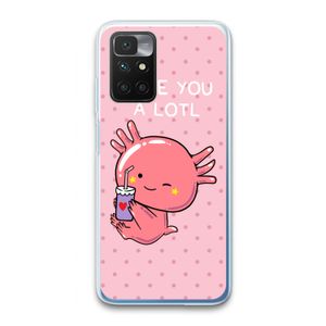 Love You A Lotl: Xiaomi Redmi 10 Transparant Hoesje