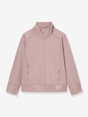MATBERKAN MINI A TURE fleece jas voor kinderen met ritssluiting oudroze