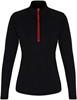 TriDry TR120 Women´s Long Sleeve Performance ¼ Zip - Black/Red - L