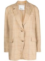 3.1 Phillip Lim blazer oversize à carreaux - Jaune - thumbnail