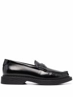 Saint Laurent mocassins Teddy Penny en cuir - Noir