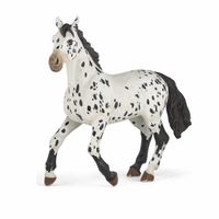 Dravende Appaloosa paard plastic 13 cm   -