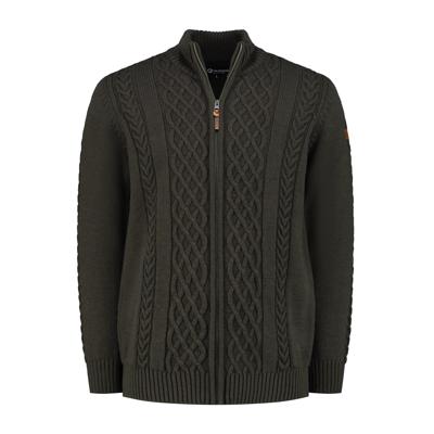 Travelin&apos; Men - mock neck - Groen - Maat L