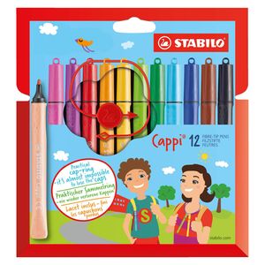 Stabilo cappi viltstiften, 12st.
