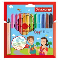 Stabilo cappi viltstiften, 12st. - thumbnail