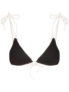 Clube Bossa haut de bikini à design bicolore - Noir