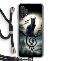 Moonlight Companions: Samsung Galaxy A32 5G Transparant Hoesje met koord