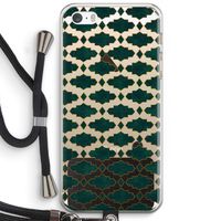 Moroccan tiles: iPhone 5 / 5S / SE Transparant Hoesje met koord Moroccan tiles: iPhone 5 / 5S / SE Transparant Hoesje met koord