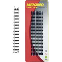 Mehano 30851 H0 set van 4 rechte rails - thumbnail