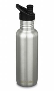 Klean Kanteen Classic Drinkfles met sportdop 800 ml Zilver