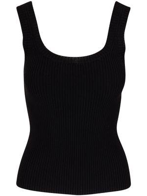 Nili Lotan débardeur en maille à design nervuré - Noir