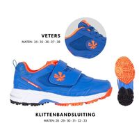 Reece 875214 Powerpitch Hockey Shoe Outdoor  - Blue-Neon Orange - 29 - thumbnail