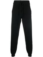 Ma'ry'ya pantalon de jogging en coton à lien de resserrage - Noir