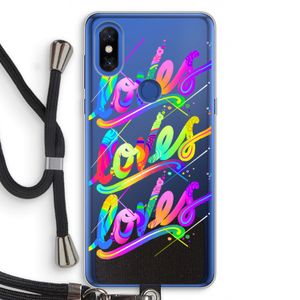Loves: Xiaomi Mi Mix 3 Transparant Hoesje met koord
