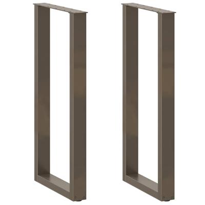 Bartafelpoten 2 st U-vormig 50x(100-101) cm staal naturel