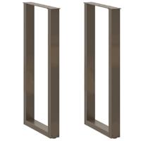 Bartafelpoten 2 st U-vormig 50x(100-101) cm staal naturel