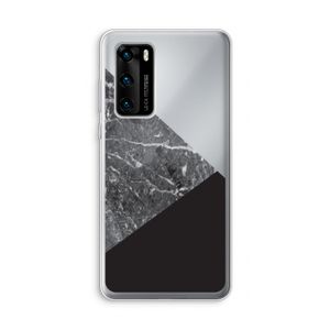 Combinatie marmer: Huawei P40 Transparant Hoesje