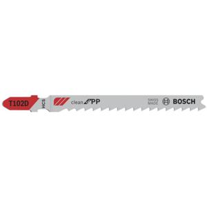 Bosch Accessories 2608667443 Decoupeerzaagblad T 102 D, Clean for Wood, verpakking van 3 stuks 3 stuk(s)