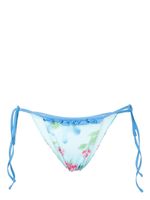 Frankies Bikinis bas de bikini Camilla à fleurs - Bleu - thumbnail