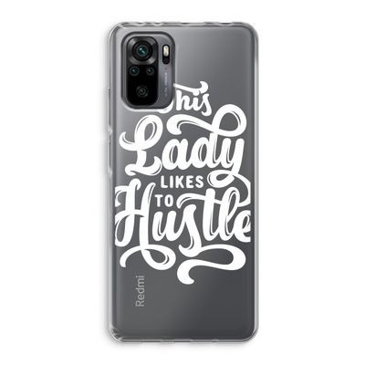Hustle Lady: Xiaomi Redmi Note 10 Pro Transparant Hoesje