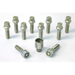 H&R Wielboutenset konisch M14x1.50 - Lengte 45mm - 10 stuks - incl. wielsloten HR1454501SET
