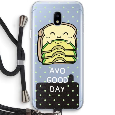 Avo Good Day: Samsung Galaxy J3 (2017) Transparant Hoesje met koord