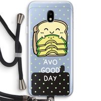 Avo Good Day: Samsung Galaxy J3 (2017) Transparant Hoesje met koord