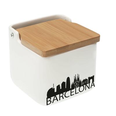 Peper- en Zoutvat Versa Barcelona Keramisch 12,2 x 11,5 x 12,2 cm
