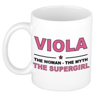 Viola The woman, The myth the supergirl cadeau koffie mok / thee beker 300 ml   - - thumbnail