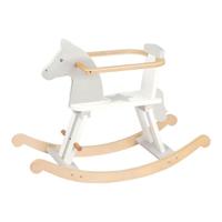 Goki houten hobbelpaard wit