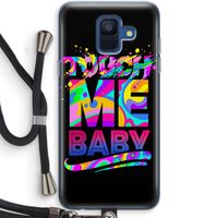 Touch Me: Samsung Galaxy A6 (2018) Transparant Hoesje met koord
