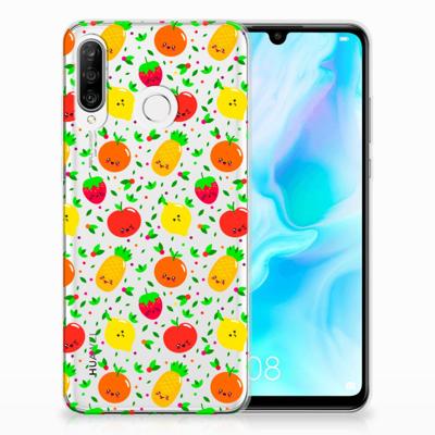 Huawei P30 Lite | Siliconen Case | Fruits