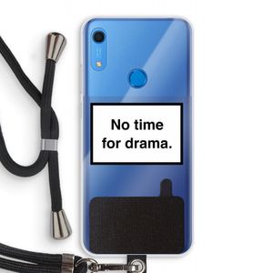 No drama: Huawei Y6s Transparant Hoesje met koord