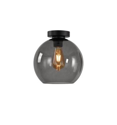 Artdelight PlafondlampMarino grijs glas Ø 25cm - PL MARINO-25 GR