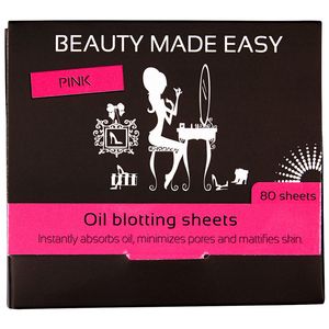 Beauty Made Easy Oil Blotting Sheets Pink
