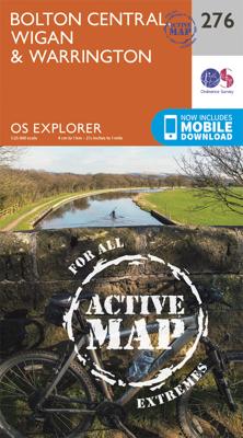 Wandelkaart - Topografische kaart 276 OS Explorer Map | Active Bolton / Wigan / Warrington | Ordnance Survey