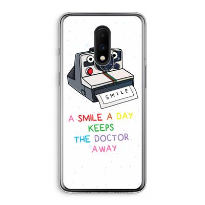 Smile: OnePlus 7 Transparant Hoesje