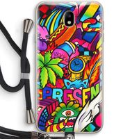 Represent: Samsung Galaxy J7 (2017) Transparant Hoesje met koord