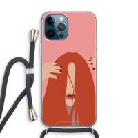 Woke up like this: iPhone 12 Pro Transparant Hoesje met koord