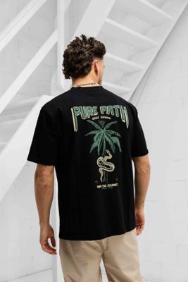 Pure Path Calle Havana T-Shirt Heren Zwart - Maat S - Kleur: Zwart | Soccerfanshop