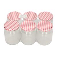 Weckpot met draaideksel - 6x stuks - 540 ml - voorraadpotten / weckpot