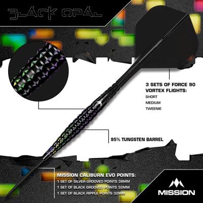 Mission Black Opal 95% Darts Mission Black Opal 95% Darts