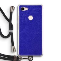 Majorelle Blue: Pixel 3 Transparant Hoesje met koord