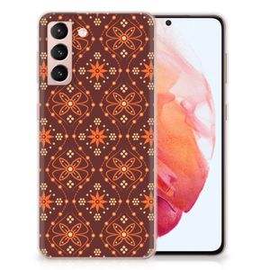 Samsung Galaxy S21 TPU bumper Batik Brown