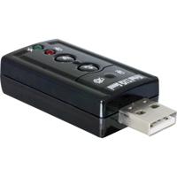 DeLOCK 61645 tussenstuk voor kabels USB 2.0 2x 3.5 Zwart - thumbnail