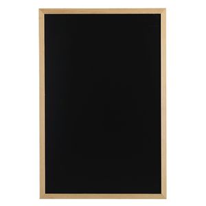 Krijtbord/schoolbord magnetisch - 40 x 60 cm - hout