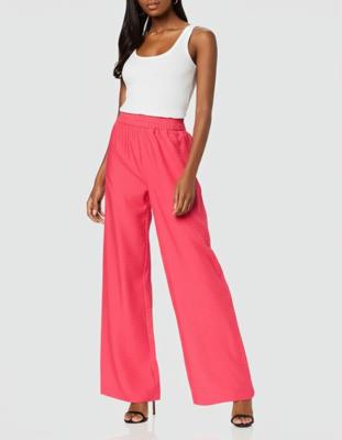 Msch Copenhagen Mschdisa Hw Pants Broek Rose Red Mel