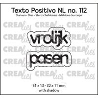 Crealies • texto positivo snijmal vrolijk pasen