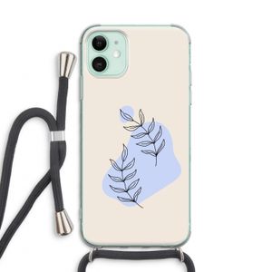 Leaf me if you can: iPhone 11 Transparant Hoesje met koord