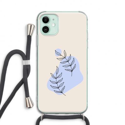 Leaf me if you can: iPhone 11 Transparant Hoesje met koord